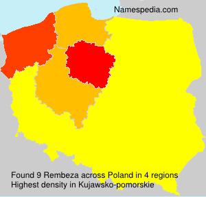 Surname Rembeza in Poland Surname Rembeza in Poland