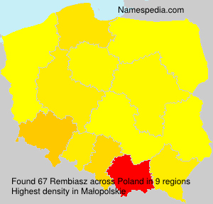 Surname Rembiasz in Poland Surname Rembiasz in Poland