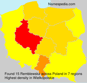 Surname Remblewska in Poland Surname Remblewska in Poland