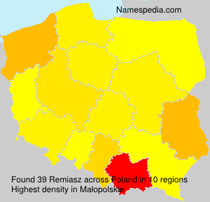 Surname Remiasz in Poland Surname Remiasz in Poland