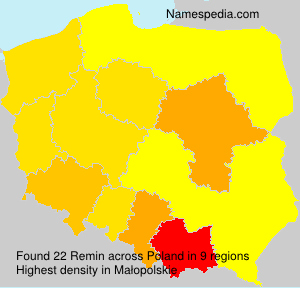Surname Remin in Poland Surname Remin in Poland