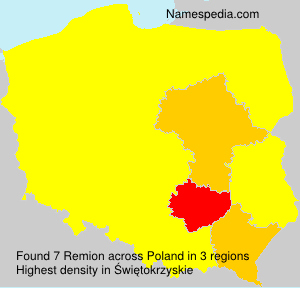 Surname Remion in Poland Surname Remion in Poland