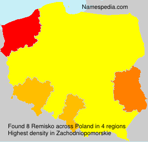 Surname Remisko in Poland Surname Remisko in Poland
