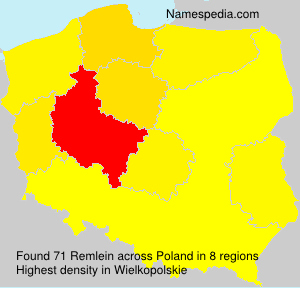 Surname Remlein in Poland Surname Remlein in Poland