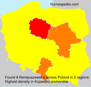 Surname Rempuszewska in Poland Surname Rempuszewska in Poland