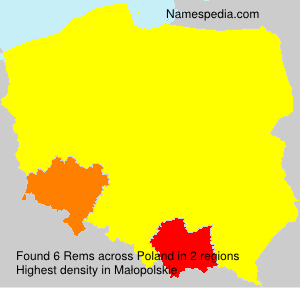 Surname Rems in Poland Surname Rems in Poland