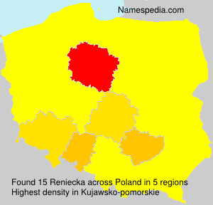 Surname Reniecka in Poland Surname Reniecka in Poland