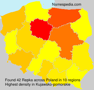 Surname Repka in Poland Surname Repka in Poland