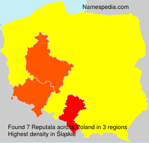 Surname Reputala in Poland Surname Reputala in Poland