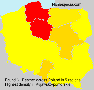 Surname Resmer in Poland Surname Resmer in Poland