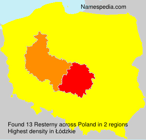 Surname Resterny in Poland Surname Resterny in Poland