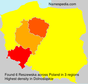 Surname Reszewska in Poland Surname Reszewska in Poland