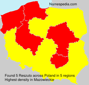 Surname Reszuto in Poland Surname Reszuto in Poland