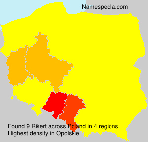 Surname Rikert in Poland Surname Rikert in Poland