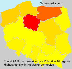 Surname Robaczewski in Poland Surname Robaczewski in Poland