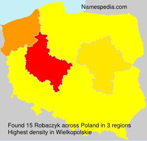 Surname Robaczyk in Poland Surname Robaczyk in Poland