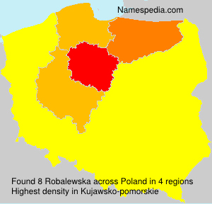 Surname Robalewska in Poland Surname Robalewska in Poland