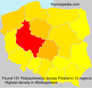 Surname Robaszkiewicz in Poland Surname Robaszkiewicz in Poland