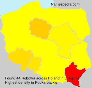 Surname Robotka in Poland Surname Robotka in Poland