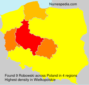Surname Robowski in Poland Surname Robowski in Poland