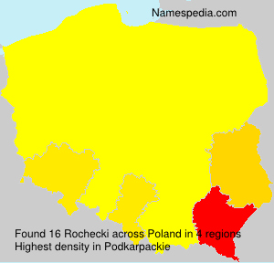 Surname Rochecki in Poland Surname Rochecki in Poland