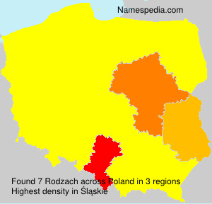 Surname Rodzach in Poland Surname Rodzach in Poland