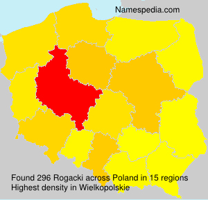 Surname Rogacki in Poland Surname Rogacki in Poland