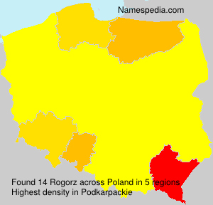 Surname Rogorz in Poland Surname Rogorz in Poland