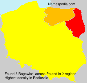 Surname Rogowicki in Poland Surname Rogowicki in Poland