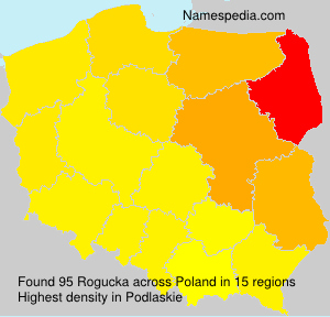 Surname Rogucka in Poland Surname Rogucka in Poland