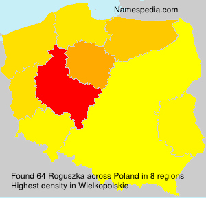 Surname Roguszka in Poland Surname Roguszka in Poland