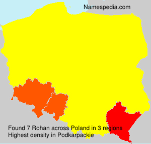 Surname Rohan in Poland Surname Rohan in Poland