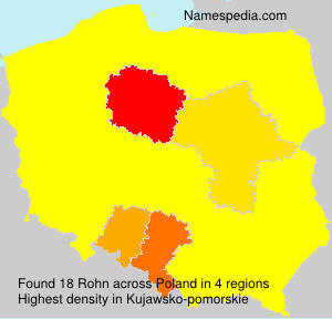 Surname Rohn in Poland Surname Rohn in Poland