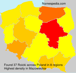 Surname Roicki in Poland Surname Roicki in Poland