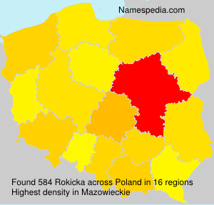 Surname Rokicka in Poland Surname Rokicka in Poland