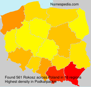 Surname Rokosz in Poland Surname Rokosz in Poland