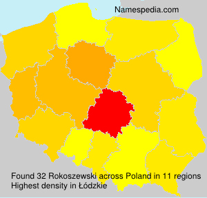 Surname Rokoszewski in Poland Surname Rokoszewski in Poland