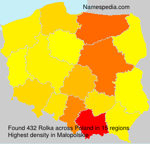 Surname Rolka in Poland Surname Rolka in Poland