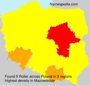 Surname Roller in Poland Surname Roller in Poland