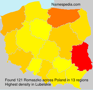 Surname Romaszko in Poland Surname Romaszko in Poland