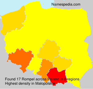Surname Rompel in Poland Surname Rompel in Poland