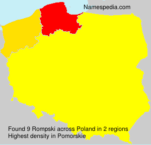 Surname Rompski in Poland