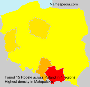 Surname Ropski in Poland Surname Ropski in Poland