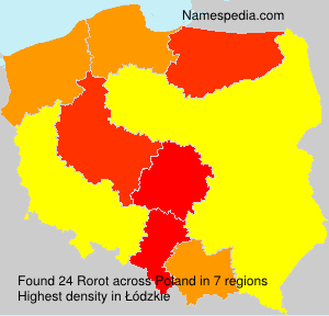 Surname Rorot in Poland Surname Rorot in Poland