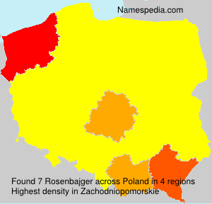 Surname Rosenbajger in Poland Surname Rosenbajger in Poland
