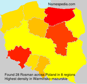 Surname Rosman in Poland