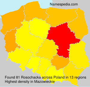 Surname Rosochacka in Poland Surname Rosochacka in Poland