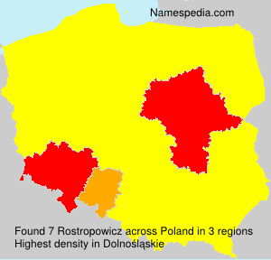 Surname Rostropowicz in Poland Surname Rostropowicz in Poland