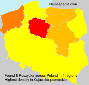 Surname Roszycka in Poland Surname Roszycka in Poland
