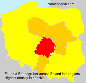 Surname Rottengruber in Poland Surname Rottengruber in Poland